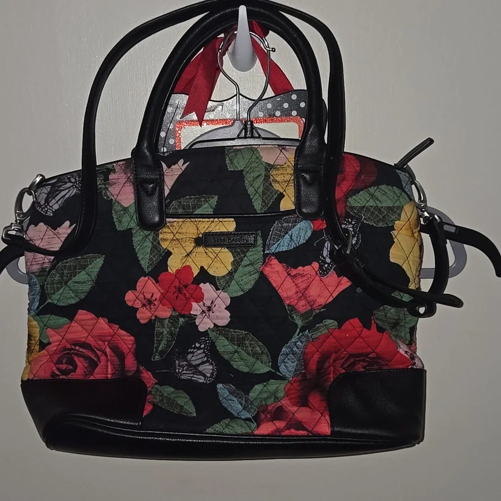 Floral Black Handbag,  Vera Bradley - Picture 2 of 8